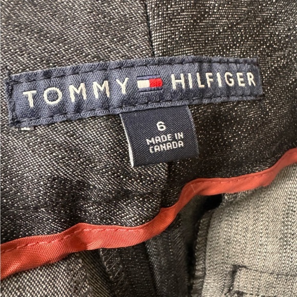 Tommy Hilfiger Grey Josie Denim Like Pants Size 6 - Picture 9 of 11
